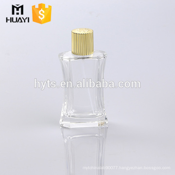 wholesale 100ml perfume bottles with gold cylinder cap